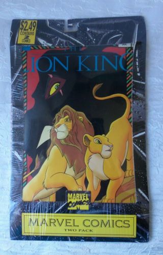 Disney Lion King Marvel Comic Two Pack In Package Vintage 1994 17