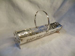 Vintage Yeoman Silver Plated On Copper Biscuit Tray Made In England