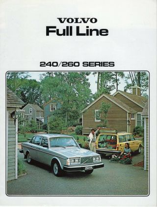 1979 Volvo Full Line Sales Brochure 240 / 260 Series