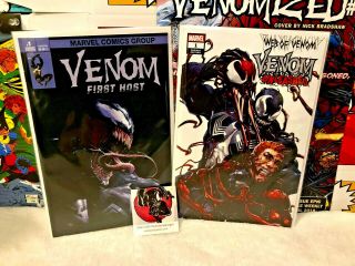 Web Of Venom: Venom Unleashed & Venom: First Host 1 Variant Covers Rare Vf/nm