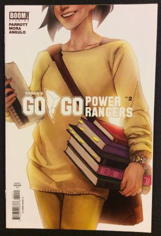 GO GO POWER RANGERS 2 Comic Books PAPER DOLL & LOCKER VARIANTS,  2017 Boom NM 2