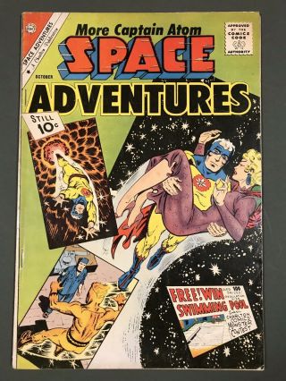 Rare 1961 Charlton Space Adventure 42 Classic Captain Atom Cover