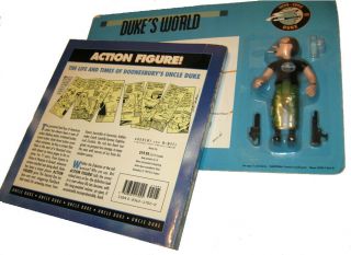 Action Figure The Life & Times of Doonesbury ' s Uncle Duke 224pp Book & Figure 3