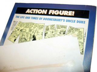 Action Figure The Life & Times of Doonesbury ' s Uncle Duke 224pp Book & Figure 5