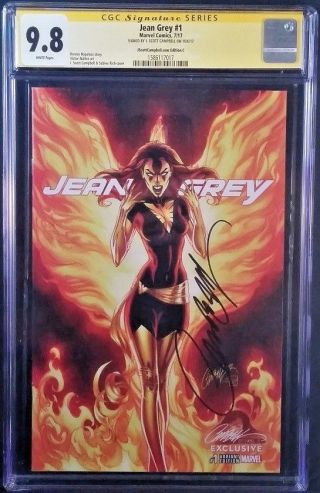 Marvel Comics Jean Grey 1 C Cgc Ss 9.  8 Campbell X - Men Wolverine Deadpool X - 23