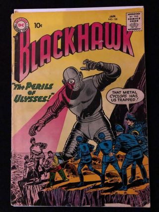 Blackhawk 120 Vg,  1958 Dc Comics Ollie; Little Pete