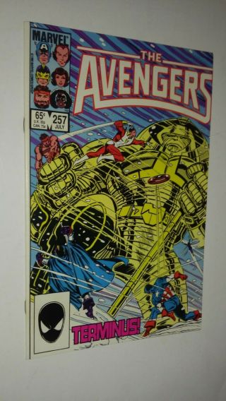 Avengers 257 Marvel Comic 1985 First Appearance Of Nebula Endgame