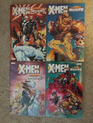 X - Men Age Of Apocalypse Tpb Set Alpha Reign Omega Dawn