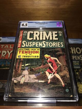 Crime Suspenstories 21 (1954) Cgc 4.  5 (vg, ) E.  C.  Comics Precode Horror