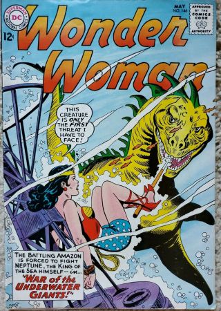 Wonder Woman 146 Fn/vf 7.  0 Dc 5/1964