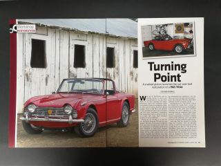 1965 Triumph Tr4a - 6 Page Color 2016 Article
