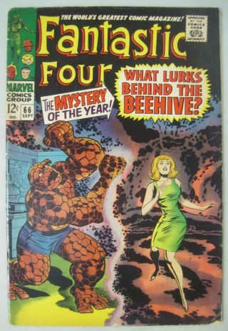 Fantastic Four 66 Marvel Comics 1967 Stan Lee Jack Kirby Origin Him Warlock