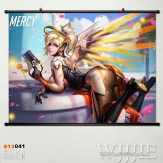Home Decor Anime Japanese Cosplay Wall Scroll Poster Overwatch Mercy 041 60 45