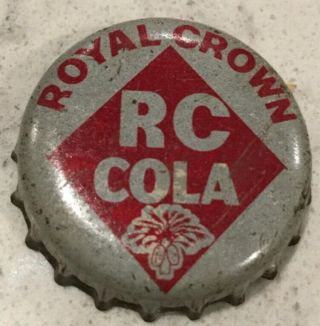 White Royal Crown Rc Cola Sc Tax Stamp Soda Soda Bottle Cap Cork