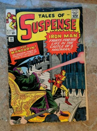 Tales Of Suspense 50 Silver Age Key 1st Appearance Of Mandarin
