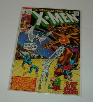 Key 1970 Marvel X Men 65 Neal Adams Art Professor X Returns Aliens Below Guide