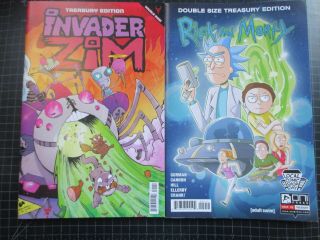 Oni Rick And Morty Invader Zim 1 Treasury Editions Local Comic Shop Day 2015