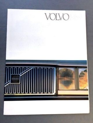 1989 Volvo Line Car Sales Brochure - 240 740 760 780 Coupe Bertone