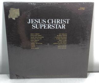 JESUS CHRIST SUPERSTAR Broadway Musical Soundtrack Decca Records 1970 2