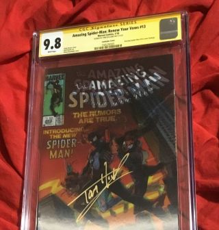 CGC SS 9.  8 SPIDER - MAN RENEW YOUR VOWS 13 AF 15 3D VARIANT SIGNED BY TOM HOLLAND 7