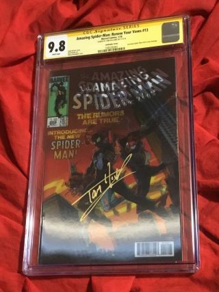 CGC SS 9.  8 SPIDER - MAN RENEW YOUR VOWS 13 AF 15 3D VARIANT SIGNED BY TOM HOLLAND 8