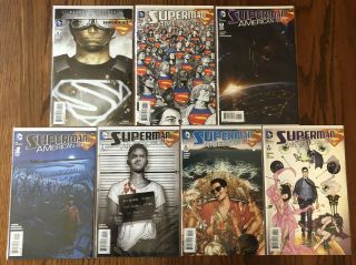 Complete Set Of Superman American Alien 1 - 7 Dc Comic Book Nm Comics Mini Series