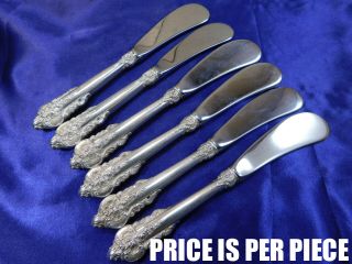 Wallace Grande Baroque Sterling Silver Butter Knife Paddle -