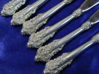 WALLACE GRANDE BAROQUE STERLING SILVER BUTTER KNIFE PADDLE - 2
