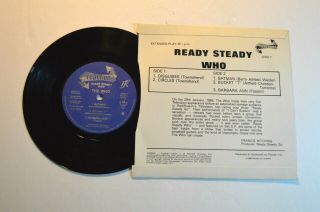 GARAGE ROCK 45 - THE WHO - READY STEADY EP Reaction Re - Issue UK 7 