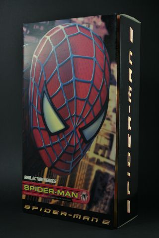 MIB,  Medicom Toy RAH Real Action Heroes No.  206 Spider - Man 2 figure 12 