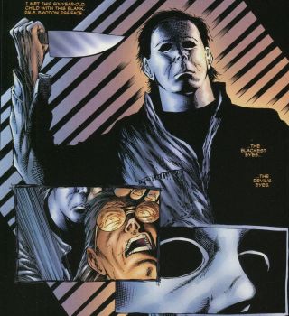 Halloween 1 Comic Chaos Glow in the Dark Ltd 6666 John Carpenter ' s Micheal Myers 6