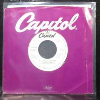 George Clinton - Atomic Dog 7 " Vg,  Promo Vinyl 45 Captiol P - B - 5201 Usa 1982