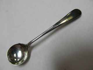 E P & Co Birmingham England Sterling Silver Master Salt Spoon 2 7/8” V Good Cond