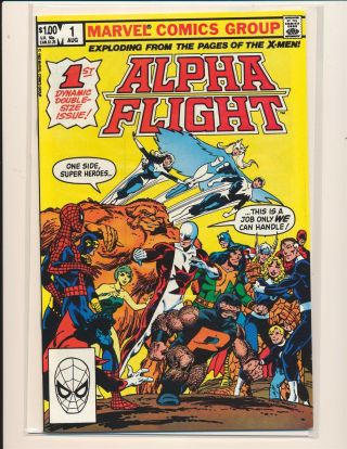 Alpha Flight 1 (1983) Average Grade On All X10 Copies Nm -