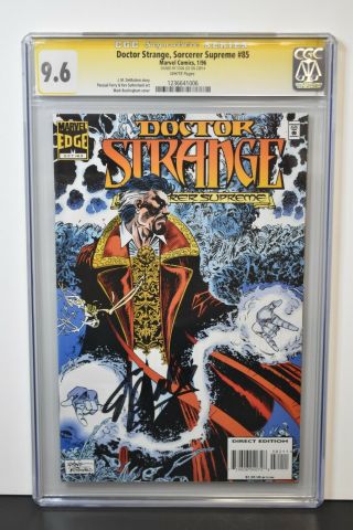 Doctor Strange Sorcerer Supreme 85 (1996) Cgc Graded 9.  6 Signature Stan Lee