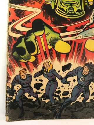 The Fantastic Four 49 Marvel Comics 1966 Jack Kirby GD 2nd Silver Surfer App. 4