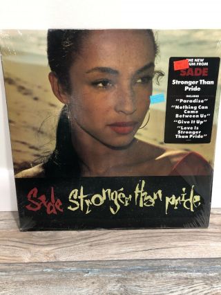 Sade - Stronger Than Pride In Shrink With Hype Sticker Lp Vinyl Record