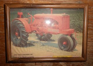 5 " X7 " 1937 Allis - Chalmers Wc Tractor Picture In Good Shape