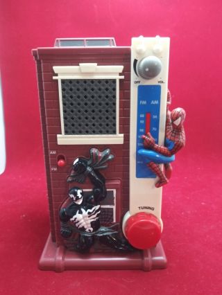 Vintage Marvel 1993 Spiderman Radio