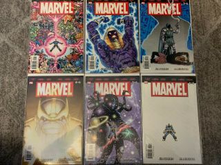 Marvel Universe The End 1 - 6 Complete Set/run Thanos And More