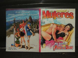MUJERES EN EXTASIS 58 ORIG MEX COVER ART WITH COMIC HAND SIGNED BY RODY 2