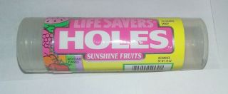 Vintage Life Savers Holes Sunshine Fruits Candy Container