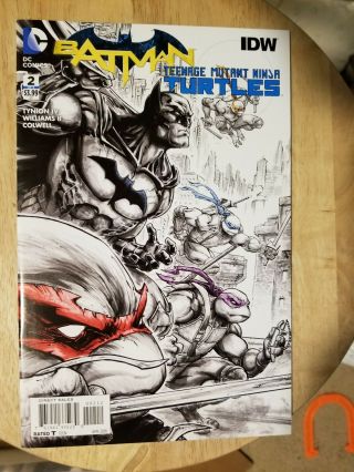 Batman Teenage Mutant Ninja Turtles 1 2 3 second 2nd print conditon 2