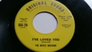 1967 Rock 45 THE MUSIC MACHINE Eagle Never Hunts The Fly/ I ' ve Loved You DJ VG, 2
