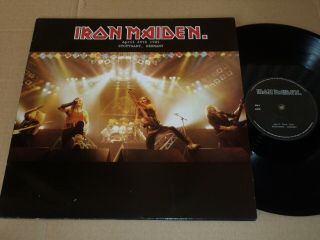 Iron Maiden - April 29th 1982 Stuttgart Germany Rare Lp Ex