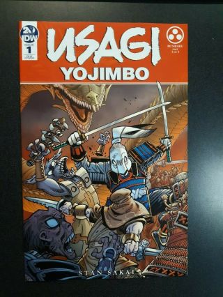 Usagi Yojimbo 1 1:25 Walt Simonson Variant Stan Sakai 2019 Idw Comic Book Nm