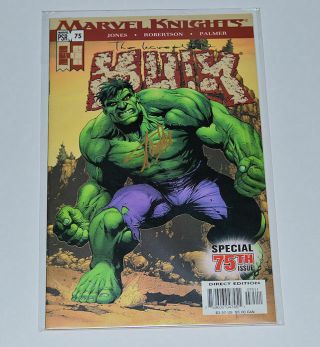 Incredible Hulk 75 Signed By Stan Lee Autographed Comic Book