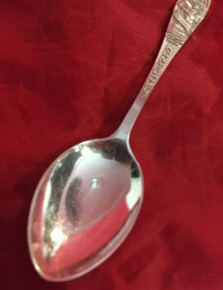 Antique My Old Kentucky Home Lyric Sterling Silver Bardstown Souvenir Spoon 2