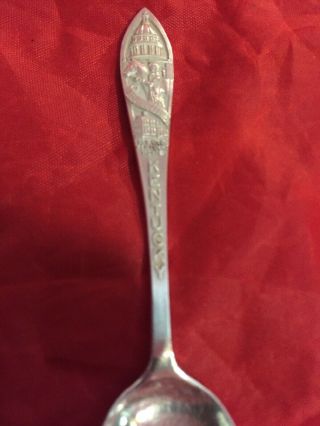Antique My Old Kentucky Home Lyric Sterling Silver Bardstown Souvenir Spoon 3