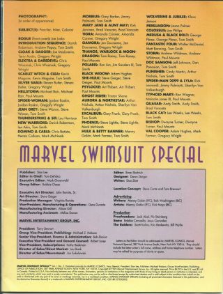 Marvel Swimsuit Special Vol 1,  No 2 - 1993; - 2